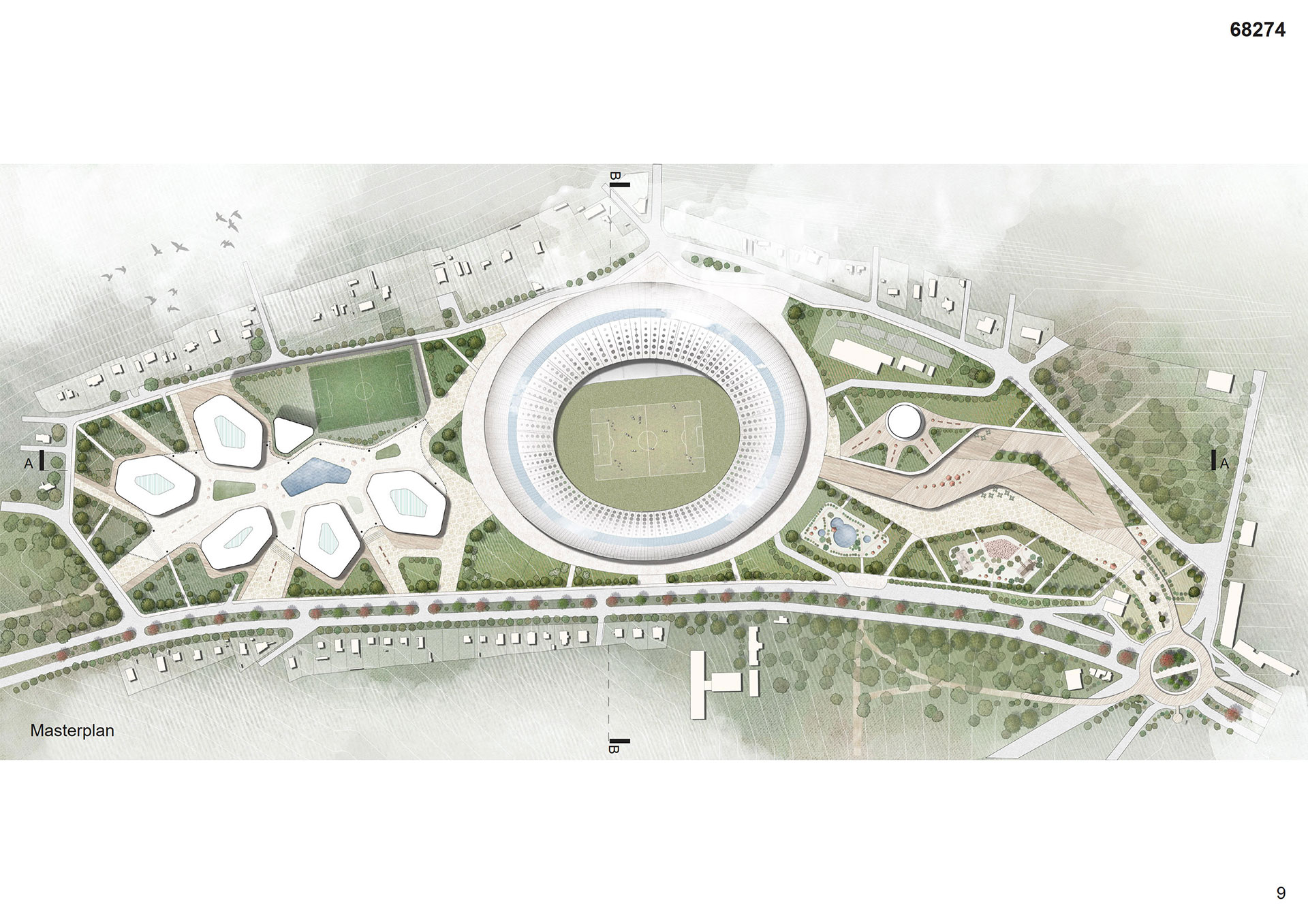 Мастерплан микрорайона Красная Звезда